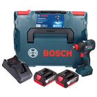Bosch GDX 18V-200 Profesjonalny akumulatorowy klucz udarowy 18 V 200 Nm bezszczotkowy + 2x akumulator 4,0 Ah + ładowarka + L-BOXX