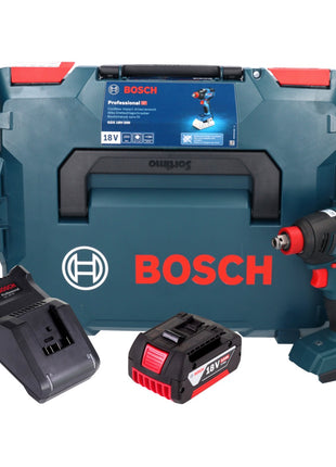 Bosch GDX 18V-200 Professional Akku Drehschlagschrauber 18 V 200 Nm Brushless + 1x Akku 5,0 Ah + Ladegerät + L-BOXX