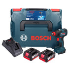 Bosch GDX 18V-200 Profesjonalny akumulatorowy klucz udarowy 18 V 200 Nm bezszczotkowy + 2x akumulator 5,0 Ah + ładowarka + L-BOXX