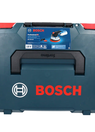 Bosch GEX 18V-125 Professional Akku Exzenterschleifer 18 V 125 mm Brushless + 2x Toolbrothers TURTLE Schleifset + L-BOXX - ohne Akku, ohne Ladegerät