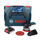 Bosch GEX 18V-125 Professional Akku Exzenterschleifer 18 V 125 mm Brushless + 1x Akku 2,0 Ah + L-BOXX - ohne Ladegerät