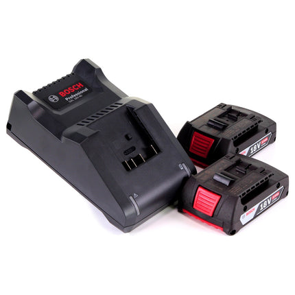 Bosch GWS 18V-10 Professional akumulatorowa szlifierka kątowa 18 V 125 mm bezszczotkowa + 2x akumulator 2,0 Ah + ładowarka + L-Boxx