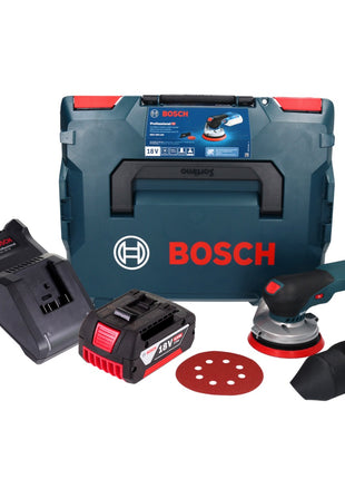 Bosch GEX 18V-125 Professional Akku Exzenterschleifer 18 V 125 mm Brushless + 1x Akku 5,0 Ah + Ladegerät + L-BOXX