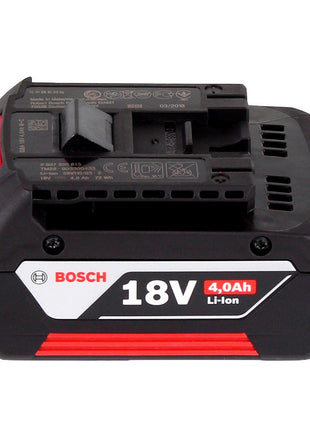 Bosch GWS 18V-10 Professional Akku Winkelschleifer 18 V 125 mm Brushless + 1x Akku 4,0 Ah + L-Boxx - ohne Ladegerät