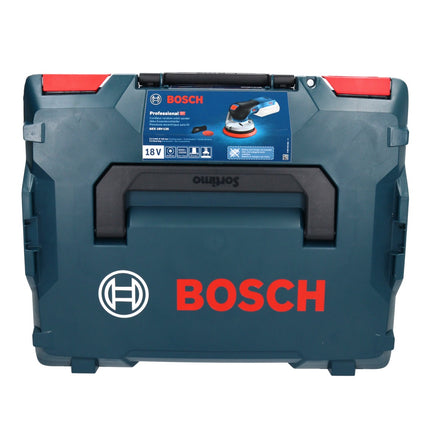 Bosch GEX 18V-125 Profesjonalna akumulatorowa szlifierka oscylacyjna bezszczotkowa 18 V 125 mm + 2x akumulator 5,0 Ah + ładowarka + L-BOXX