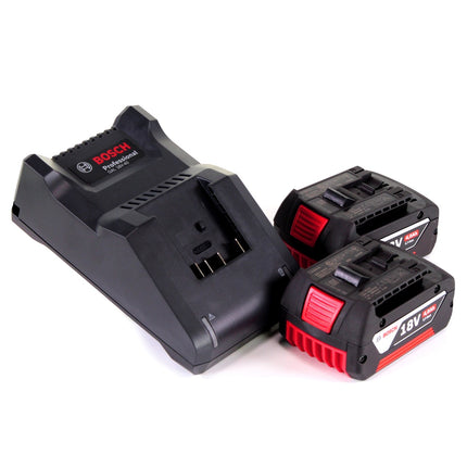 Bosch GWS 18V-10 Professional akumulatorowa szlifierka kątowa 18 V 125 mm bezszczotkowa + 2x akumulator 4,0 Ah + ładowarka + L-Boxx