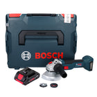 Bosch GWS 18V-10 Professional akumulatorowa szlifierka kątowa 18 V 125 mm bezszczotkowa + 1x akumulator ProCORE 4,0 Ah + L-Boxx - bez ładowarki