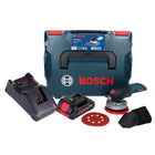 Akumulatorowa szlifierka oscylacyjna Bosch GEX 18V-125 Professional 18 V 125 mm bezszczotkowa + 1x akumulator ProCORE 4,0 Ah + ładowarka + L-BOXX