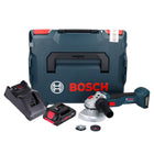 Bosch GWS 18V-10 Professional akumulatorowa szlifierka kątowa 18 V 125 mm bezszczotkowa + 1x akumulator ProCORE 4,0 Ah + ładowarka + L-Boxx