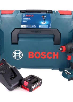 Clé à chocs rotative sans fil Bosch GDX 18V-210 C Professional 18 V 210 Nm sans balais + 1x batterie 4,0 Ah + chargeur + module de connectivité + L-Boxx