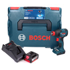 Clé à chocs rotative sans fil Bosch GDX 18V-210 C Professional 18 V 210 Nm sans balais + 1x batterie 4,0 Ah + chargeur + module de connectivité + L-Boxx