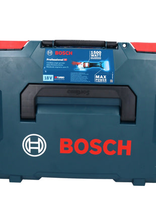 Bosch GWS 18V-15 SC Professional amoladora angular a batería 18 V 125 mm sin escobillas + 2x baterías 4,0 Ah + cargador + L-BOXX