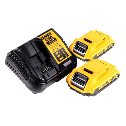 Akumulatorowy reflektor roboczy LED DeWalt DCL 077 D2 12 V 18 V 2000 lm IP54 + 2x akumulator 2,0 Ah + ładowarka