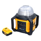 DeWalt DCL 074 Akumulatorowy reflektor budowlany 18 V 5000 lm 4000 kelwinów + 1x akumulator 5,0 Ah - bez ładowarki