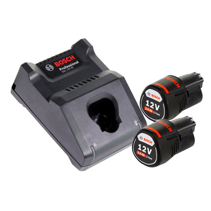 Bosch GOP 12V-28 Profesjonalna akumulatorowa przecinarka wielofunkcyjna Starlock bezszczotkowa + 2x akumulator 2,0 Ah + ładowarka