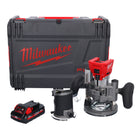 Milwaukee M18 FTR-301X frezarka akumulatorowa 18 V bezszczotkowa + 1x akumulator 3,0 Ah + moduły frezarki + skrzynka HD - bez ładowarki