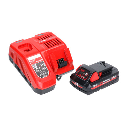 Milwaukee M18 FTR-301X frezarka akumulatorowa 18 V bezszczotkowa + 1x akumulator 3,0 Ah + ładowarka + moduły frezarki + skrzynka HD