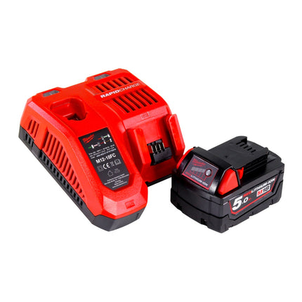 Milwaukee M18 FTR-501X frezarka akumulatorowa 18 V bezszczotkowa + 1x akumulator 5,0 Ah + ładowarka + moduły frezarki + skrzynka HD