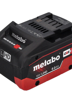 Metabo KH 18 LTX BL 24 akumulatorowa wiertarko-wkrętarka udarowa 18 V 2,2 J SDS Plus bezszczotkowa + 1x akumulator 8,0 Ah + metaBOX - bez ładowarki