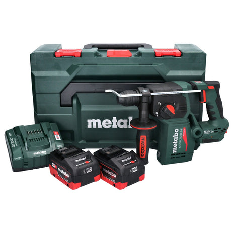 Metabo KH 18 LTX BL 24 akumulatorowa wiertarko-wkrętarka udarowa 18 V 2,2 J SDS Plus Brushless + 2x akumulator 8,0 Ah + ładowarka + metaBOX