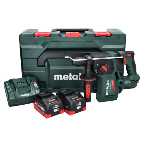 Metabo KH 18 LTX BL 24 Akku Bohrhammer 18 V 2,2 J SDS Plus Brushless + 2x Akku 10,0 Ah + Ladegerät + metaBOX