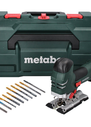 Metabo STA 18 LTX 140 Akku Stichsäge 18 V + 10 tlg. Stichsägeblatt Set + metaBOX - ohne Akku, ohne Ladegerät