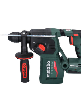 Metabo KH 18 LTX BL 24 akumulatorowa wiertarko-wkrętarka udarowa 18 V 2,2 J SDS Plus Brushless + 5-częściowy zestaw wierteł i dłut + metaBOX - bez akumulatora, bez ładowarki