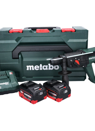 Metabo KH 18 LTX 24 Akku Kombihammer 18 V 2,1 J SDS plus + 2x Akku 5,5 Ah + Ladegerät + metaBOX - Toolbrothers