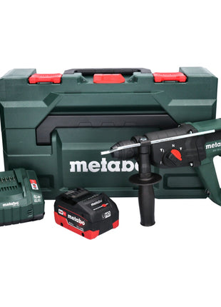 Metabo KH 18 LTX 24 akumulatorowy młot udarowo-obrotowy 18 V 2,1 J SDS plus + 1x akumulator 8,0 Ah + ładowarka + metaBOX