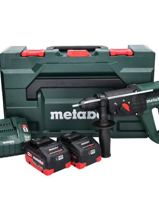 Metabo KH 18 LTX 24 akumulatorowy kombimłot 18 V 2,1 J SDS plus + 2x akumulator 8,0 Ah + ładowarka + metaBOX