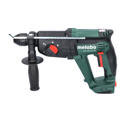 Metabo KH 18 LTX 24 akumulatorowy młot udarowo-obrotowy 18 V 2,1 J SDS plus + 2x akumulator 8,0 Ah + ładowarka + metaBOX