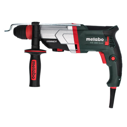 Metabo KHE 2660 Młot kombi 850 W 3 J SDS plus + 13-częściowy zestaw wierteł i dłut + metaBOX