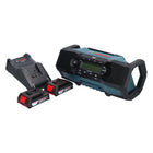 Bosch GPB 18V-2 SC Professional Akku Baustellenradio 18 V DAB+ Bluetooth AUX + 2x Akku 2,0 Ah + Ladegerät