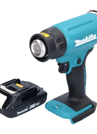 Soplador de aire caliente a batería Makita DHG 180 A1 18 V 550 °C + 1x batería 2,0 Ah - sin cargador