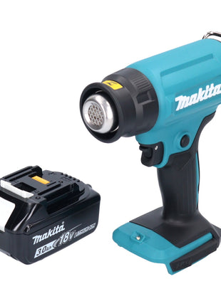 Makita DHG 180 F1 Akku Heißluftgebläse 18 V 550 °C + 1x Akku 3,0 Ah - ohne Ladegerät - Toolbrothers