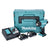 Makita DHG 180 RAJ Pistolet air chaud sans fil 18 V 550 C + 2x batterie rechargeable 2,0 Ah + chargeur + Makpac