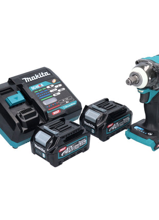 Makita TW 004 GD2 Akku Schlagschrauber 40 V max. 1/2" 350 Nm XGT Brushless + 2x Akku 2,5 Ah + Ladegerät