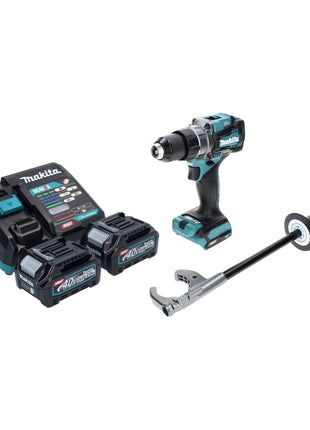 Makita DF 001 GA2 Akku Bohrschrauber 40 V max. 140 Nm XGT Brushless + 2x Akku 2,0 Ah + Ladegerät