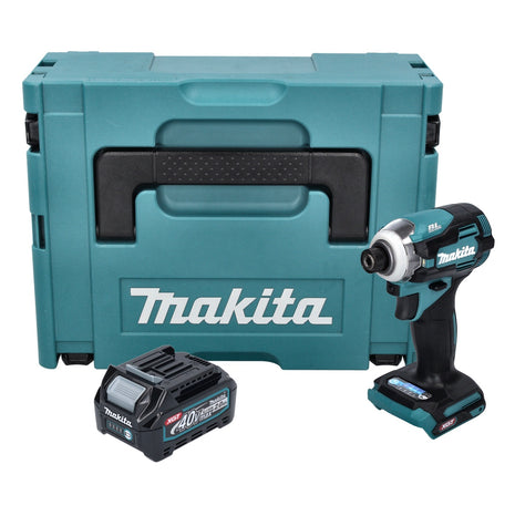 Makita TD 001 GA101 Akku Schlagschrauber 40 V max. 220 Nm 1/4" XGT Brushless + 1x Akku 2,0 Ah + Makpac - ohne Ladegerät