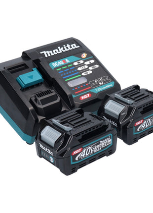 Makita HP 002 GA2 Akku Schlagbohrschrauber 40 V max. 64 Nm Brushless + 2x Akku 2,0 Ah + Ladegerät