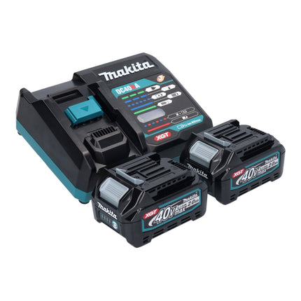 Makita HP 002 GA202 Akku Schlagbohrschrauber 40 V max. 64 Nm Brushless + 2x Akku 2,0 Ah + Ladegerät + Makpac