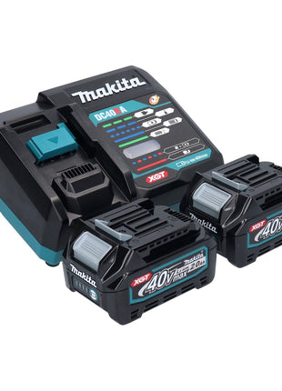 Makita DF 002 GA202 Akku Bohrschrauber 40 V max. 64 Nm Brushless XGT + 2x Akku 2,0 Ah + Ladegerät + Makpac