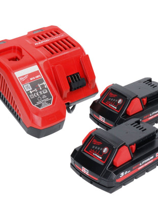 Milwaukee M18 CRAD2-302 Akku Winkelbohrmaschine 18 V 30 Nm Brushless + 2x Akku 3,0 Ah + Ladegerät - Toolbrothers