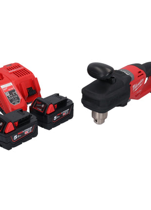 Milwaukee M18 CRAD2-502 Akku Winkelbohrmaschine 18 V 30 Nm Brushless + 2x Akku 5,0 Ah + Ladegerät - Toolbrothers