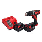 Milwaukee M18 BPD-502 akumulatorowa wiertarka udarowa 18 V 60 Nm + 2x akumulator 5,0 Ah + ładowarka