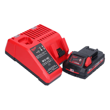 Milwaukee M18 BPD-301C Akumulatorowa wiertarka udarowa 18 V 60 Nm + 1x akumulator 3,0 Ah + ładowarka + walizka