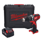 Milwaukee M18 BPD-501C Akumulatorowa wiertarka udarowa 18 V 60 Nm + 1x akumulator 5,0 Ah + walizka - bez ładowarki