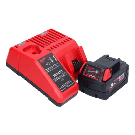 Milwaukee M18 BPD-501C Akumulatorowa wiertarka udarowa 18 V 60 Nm + 1x akumulator 5,0 Ah + ładowarka + walizka