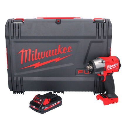 Milwaukee M18 FMTIW2F12-301X Akumulatorowy klucz udarowy 18 V 745 Nm 1/2" bezszczotkowy + 1x akumulator 3,0 Ah + skrzynka HD - bez ładowarki