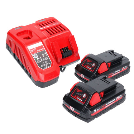 Milwaukee M18 FMTIW2F12-302X Akumulatorowy klucz udarowy 18 V 745 Nm 1/2" bezszczotkowy + 2x akumulator 3,0 Ah + ładowarka + skrzynka HD